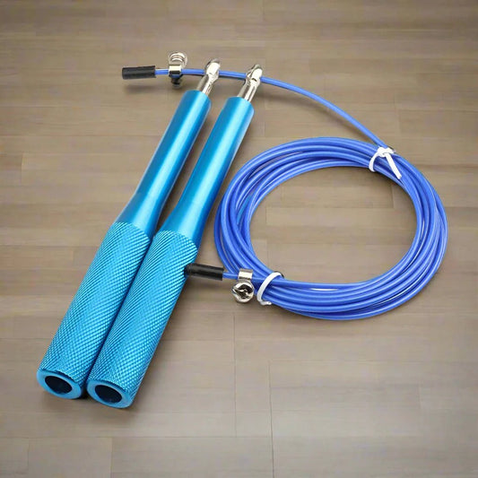 Corde à Sauter - JumpRopeCrossfit™ - Bleu - Au Top Forme